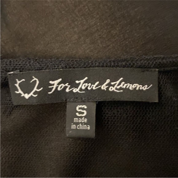 For Love And Lemons Black Lace Dress, S - Picture 14 of 15